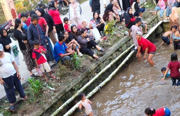 Ketahanan Nasional Desa Cibalok: Proyek Sosial Penaburan 100.000 Benih Ikan di Sungai Cibalok