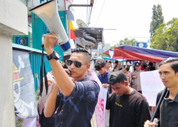Demo Jilid II, PKN dan RPM kembali Kepung Gedung PLN UP3 Lebak