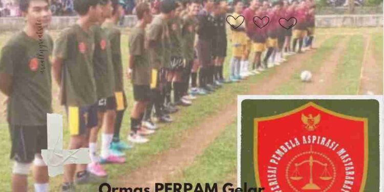 Apresiasi Berdatangan Ormas PERPAM Gelar Pertandingan Sepak Bola Meriahkan HUT RI ke-80 di Pulosari